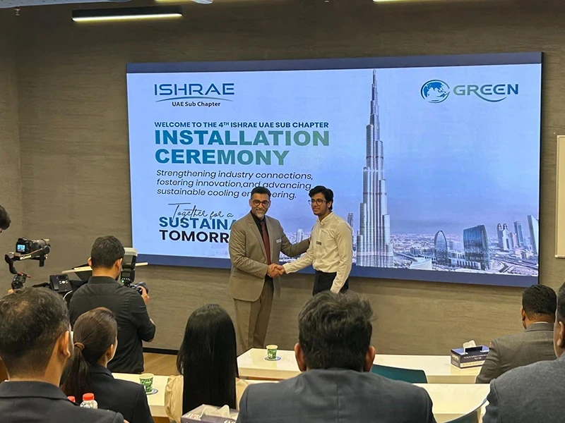 Amity Student Appointed ISHRAE UAE Sub Chapter Student President-Elect